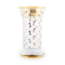 Glass Base Decorative Incense Burner - Gold/Silver