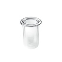 Bottle Cooler and Holder - Clear/Chrome