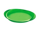 Solid Round Tray - Green