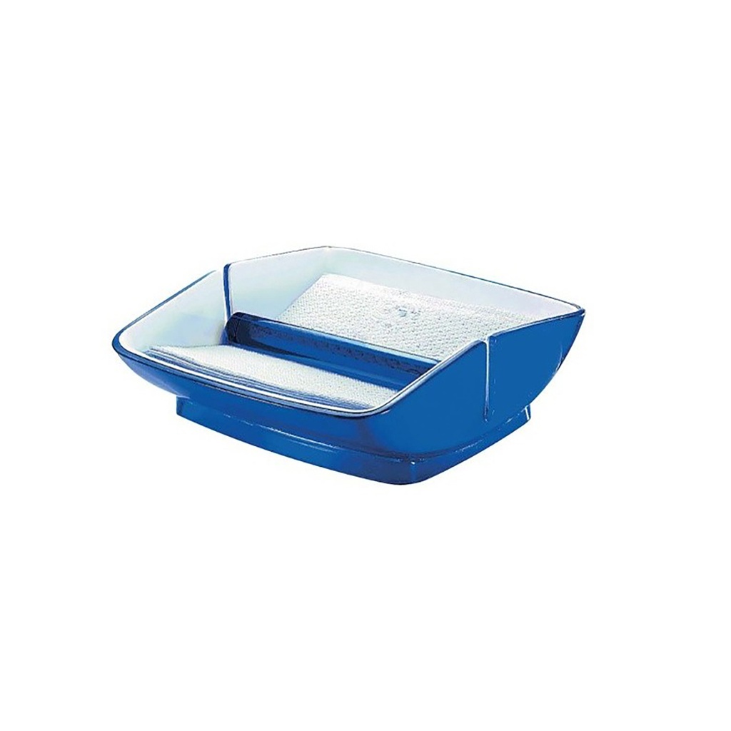 Vintage Table Napkin Holder - Blue