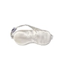 White Pure Silk Sleep Mask - Mrs 