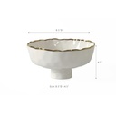 Medium Footed Bowl 8.5" D x 4.5"
