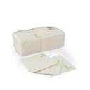NAPKINS ECO BAMBOO 70GSM 45X45 CM WHITE BAMBOO