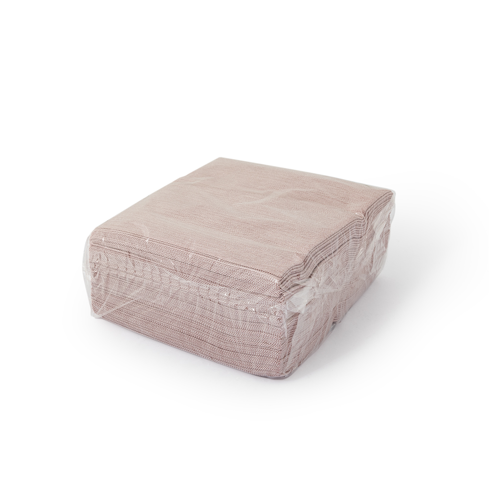 NAPKINS F. 1/4 LIKE LINEN - KEIKO 70 GSM 40x40 CM CHOCOLATE SPUNLACE (100% PEFC Certified) (Espa?a)
