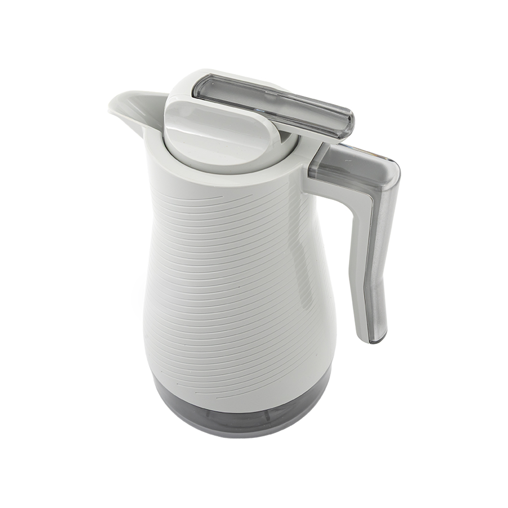 VACUUM JUG SAFARI, GLASS REFILL 1L - PEARL GREY 