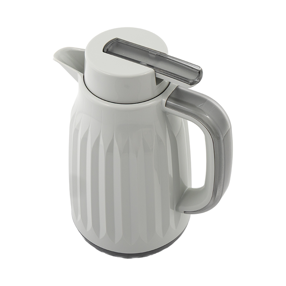 VACUUM JUG DECO, GLASS REFILL 0,70L - PEARL GREY 