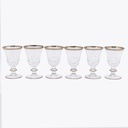 6 PCS GOBLET PLATINUM