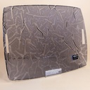 ACRYLIC TRAY  54*43cm Int. Handles   PEARL BLACK