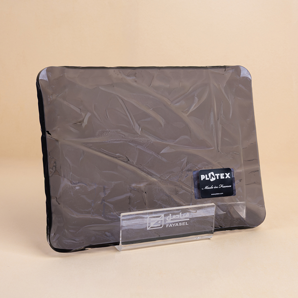 ACRYLIC TRAY 24*18cm PEARL BLACK