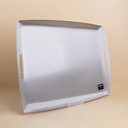 ACRYLIC TRAY 54X43CM SECRET SILVER