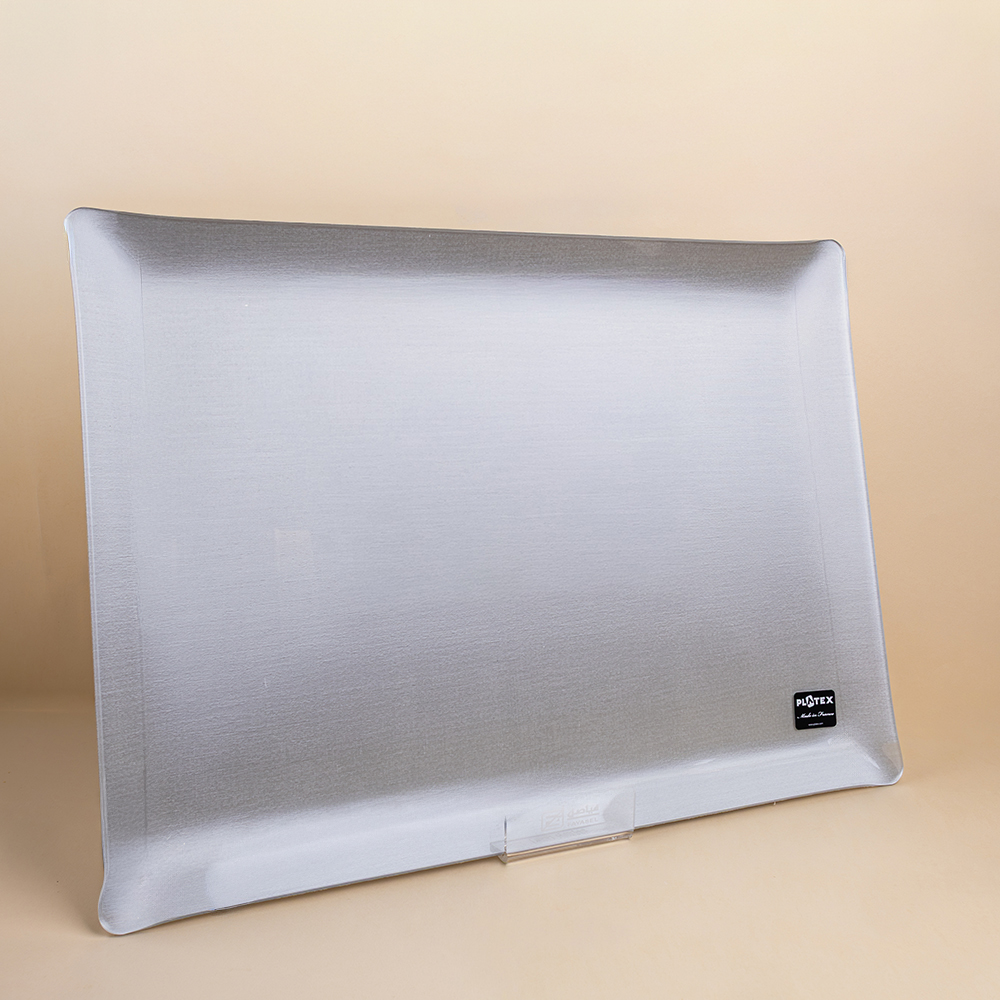 ACRYLIC TRAY 60X45CM SECRET SILVER