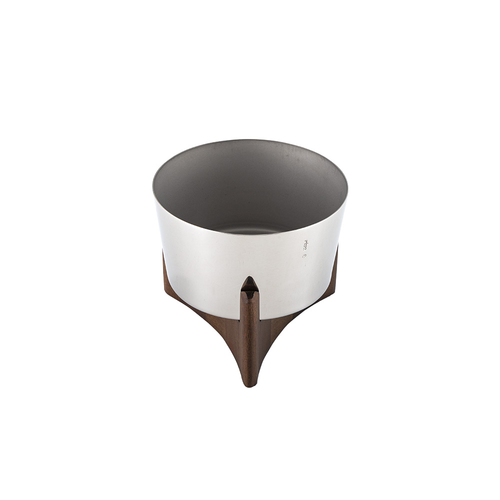 Jacaranda Stainless Steel l Chestnut Holder