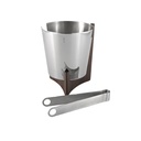Jacaranda Stainless Steel l Ice Bucket With Tongs