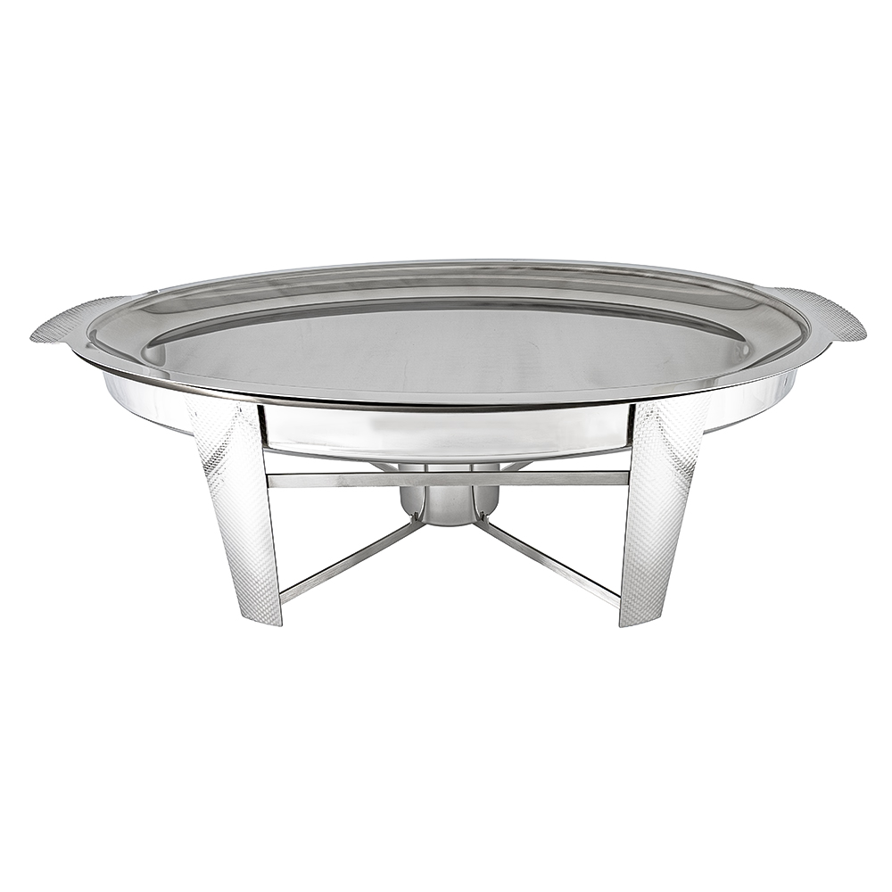 Gourmet Sarezzo Double Boiler Oval Rechaud - Stainless Steel