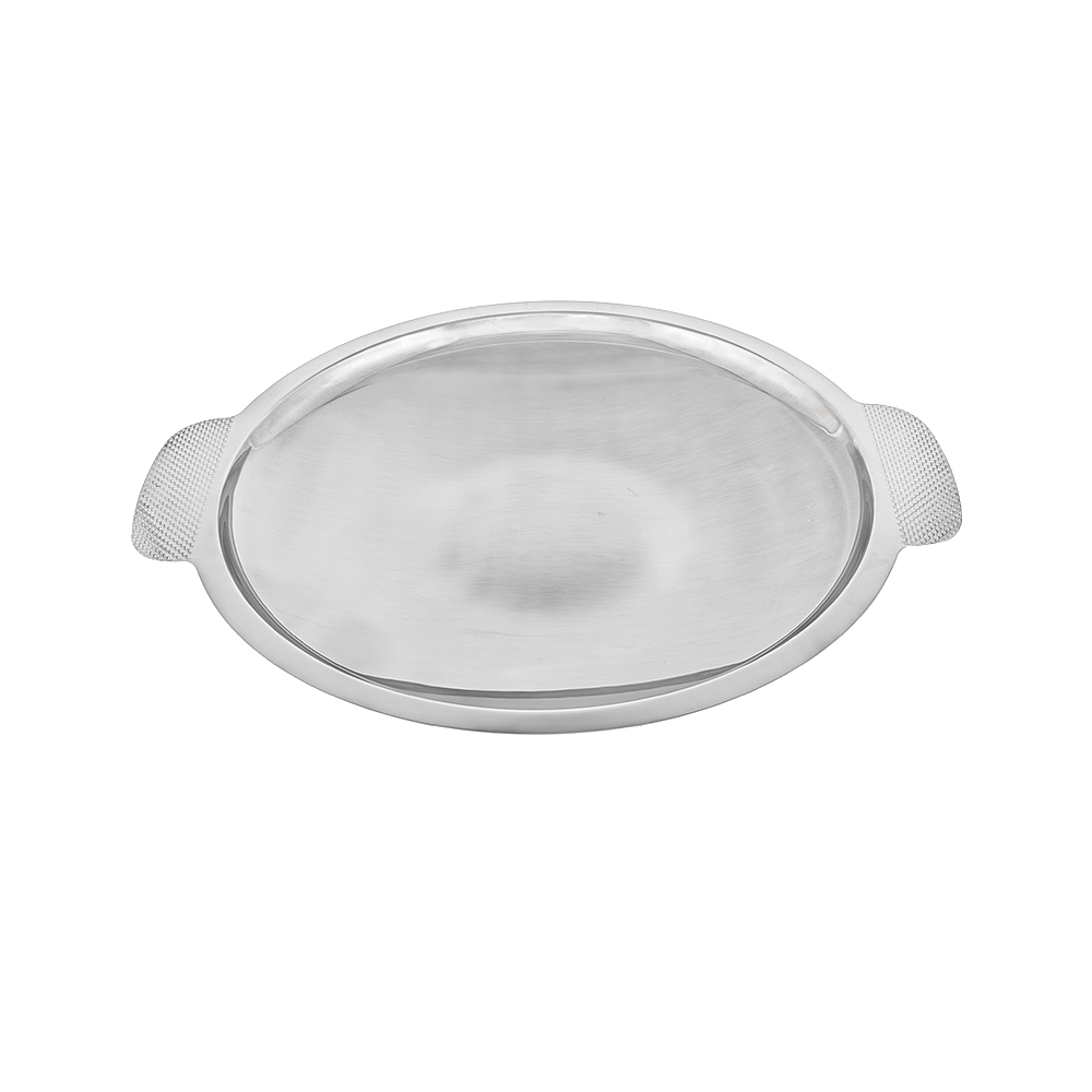 Sarezzo Stainless Steel Gourmet Round Tray