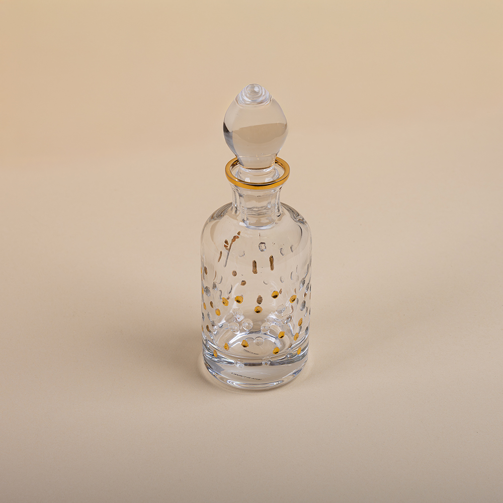Royal Gold Parfum Glass Bottle - Medium