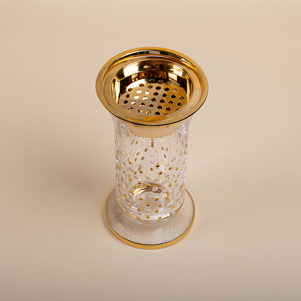Royal Gold Glass Insencer