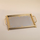Anphoras Inox 2 Rectangular Tray - Gold