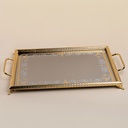 Anphoras Inox 3 Rectangular Tray - Gold