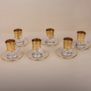 Donizetti Platinum/Gold Tea Cup Set - 12pcs