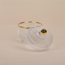 Cut Milano Gold Sugar Bowl