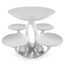 Stainless Steel Stand with 5 Plates