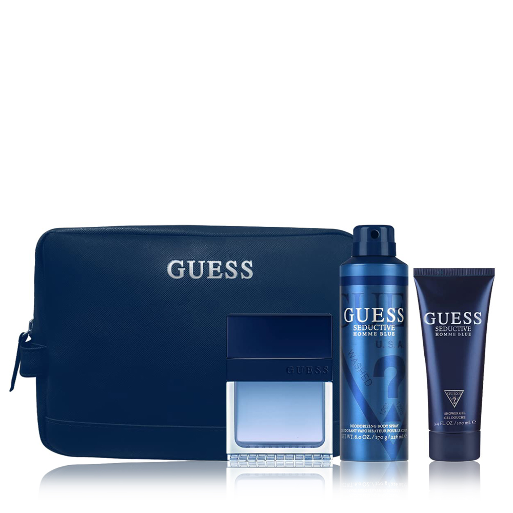 Seductive Blue Gift Set - 4 Pcs - Men