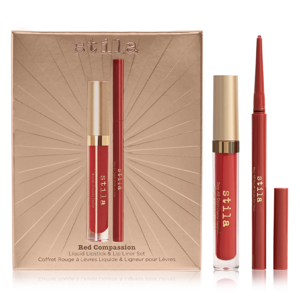 Red Compassion Liquid Lipstick and Lip Liner Set