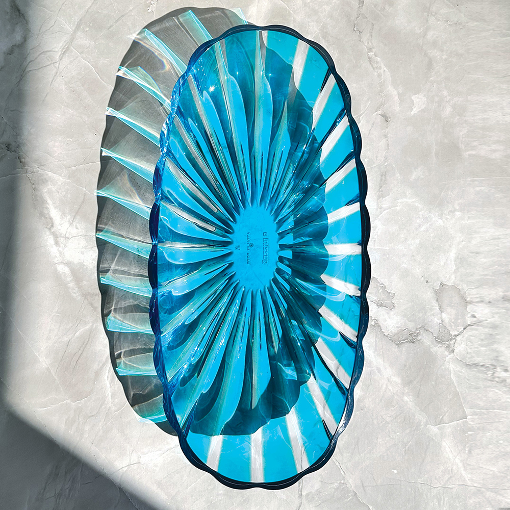 Dolcevita Plastic Serving Tray - Blue