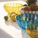 Dolcevita 30cm Plastic Bowl Large - Amber