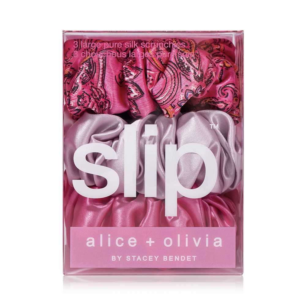 Pure Silk Large Scrunchie - 3pcs