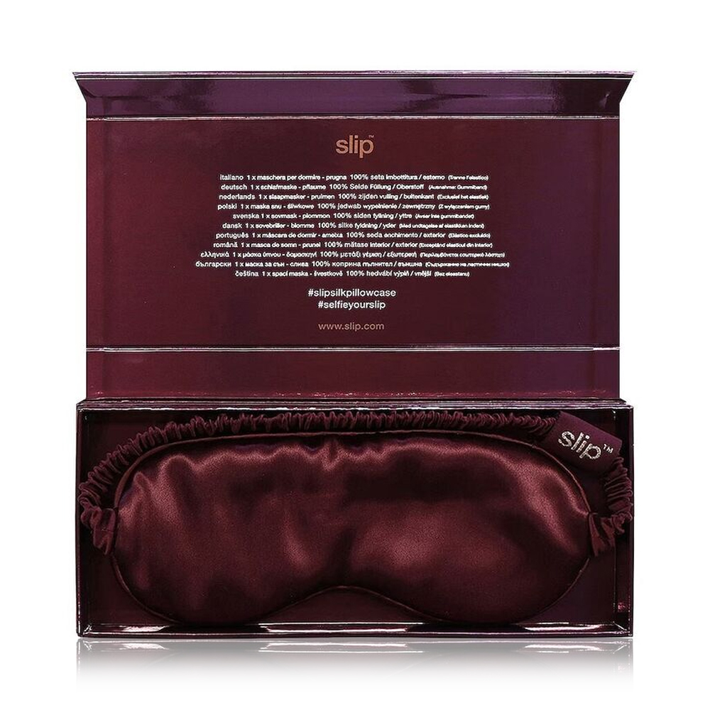 Pure Silk Sleep Mask - Plum
