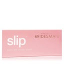 Silk Sleep Mask Bridesmaid - Pink Embroidered