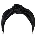 Silk Knot Headband - Black 
