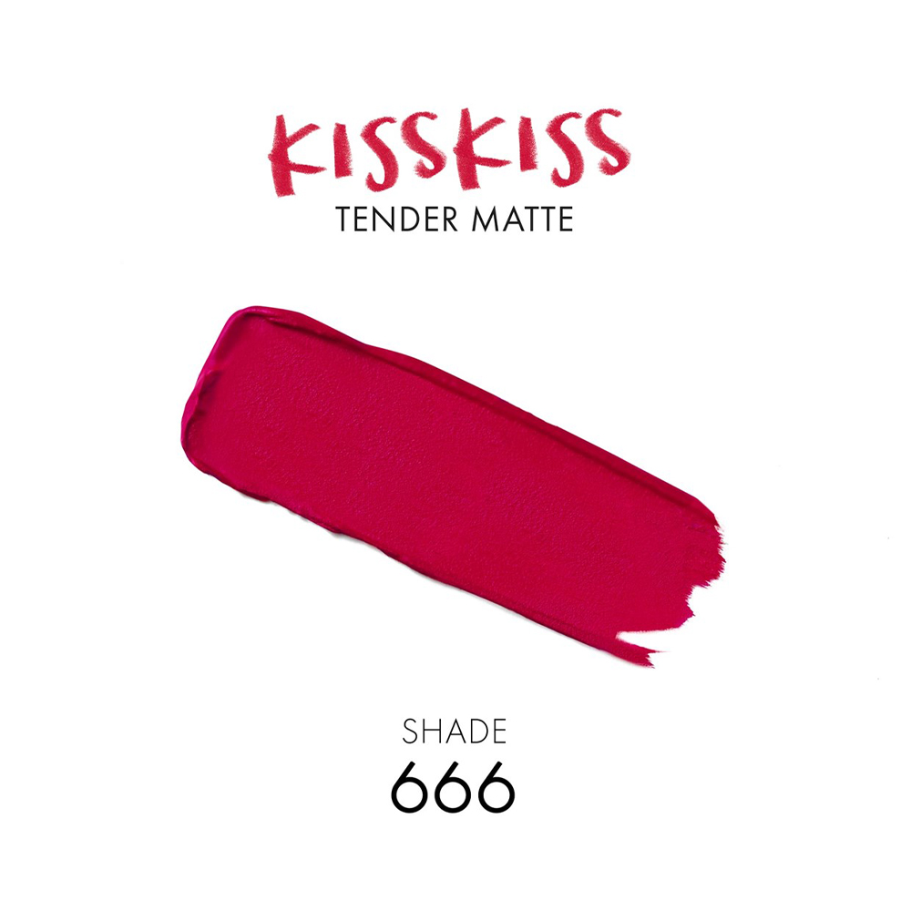 Kisskiss Tender Matte Lipstick - N 666 - Lucky Pink