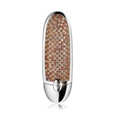Rouge G Double Mirror Lipstick Case - Gold Ruby