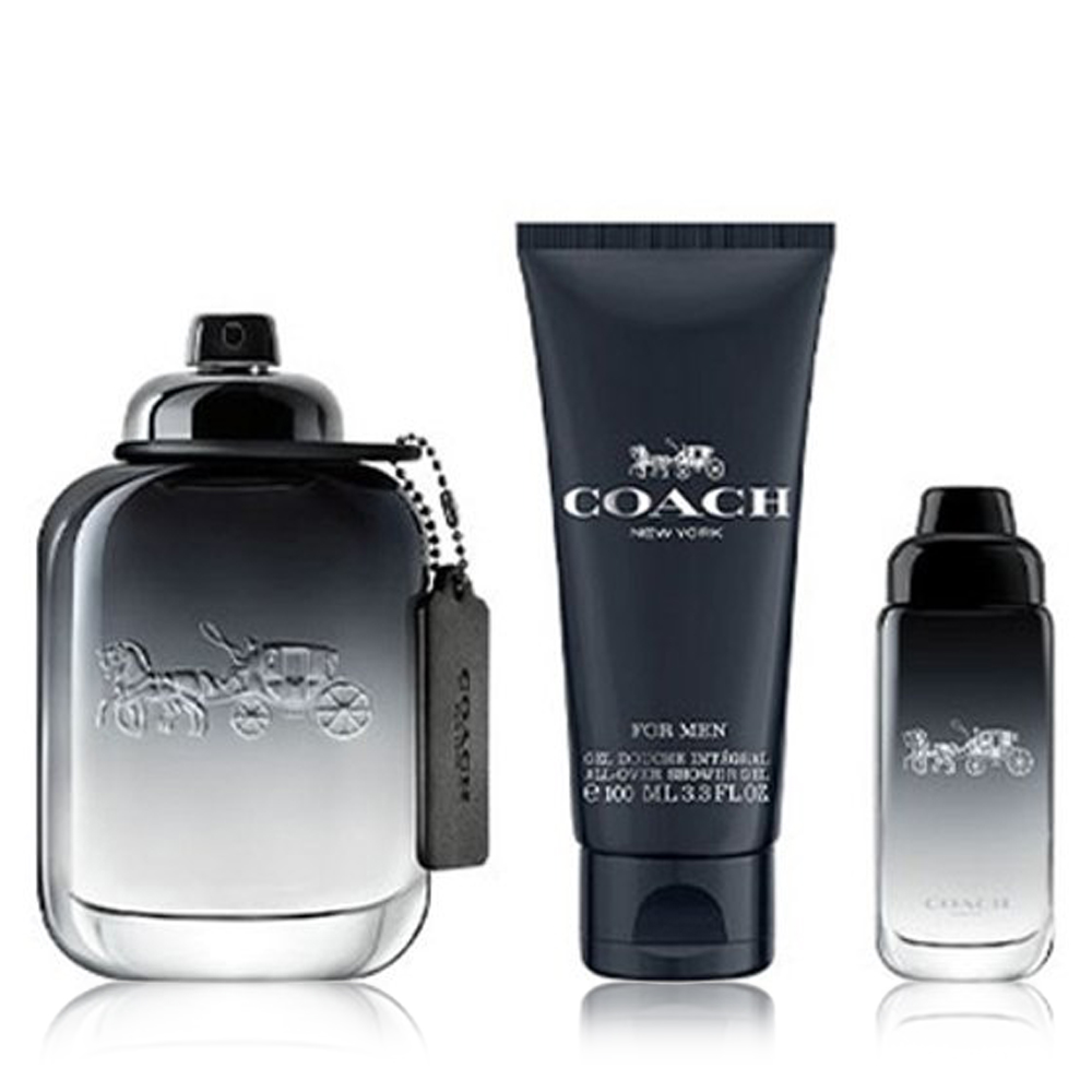 Coach New York Gift Set - 3 Pcs - Men