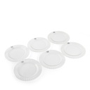 Diva Clear Lined Rim Plate 22cm