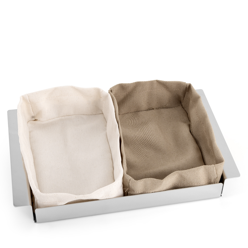 Beige Stainless Steel Bread Holder