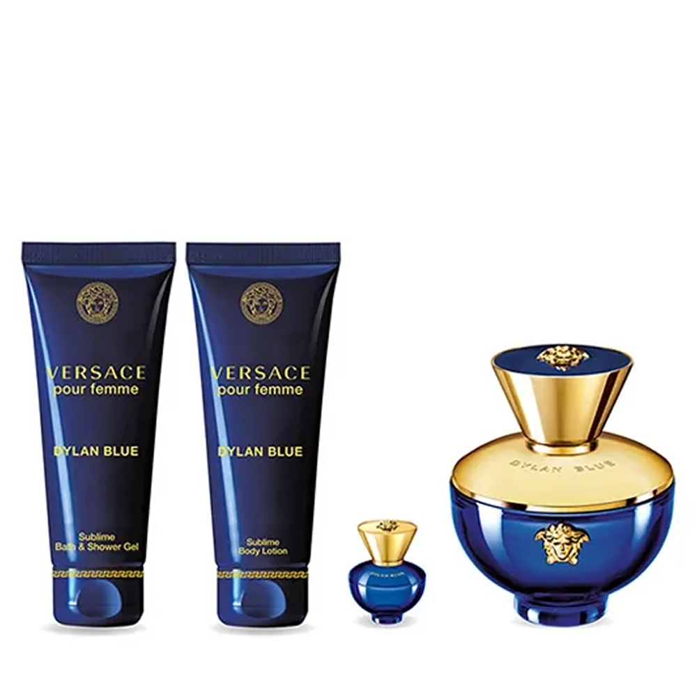 Pour Femme Dylan Blue Gift Set for Women - 4 Pcs