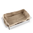 Stainless Steel Bread Holder - Beige