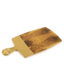 Naya Rustic Wood and Gold Cheese Board
