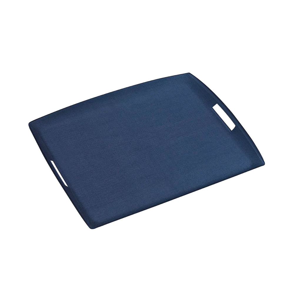 ACRYLIC TRAY 54X43CM SECRET NAVY BLUE