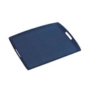 ACRYLIC TRAY 54X43CM SECRET NAVY BLUE