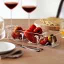 Serve Trio Dish L30 Clear