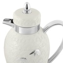 Mayflower Ivory/Chrome Vaccum Flask Set - 2pcs