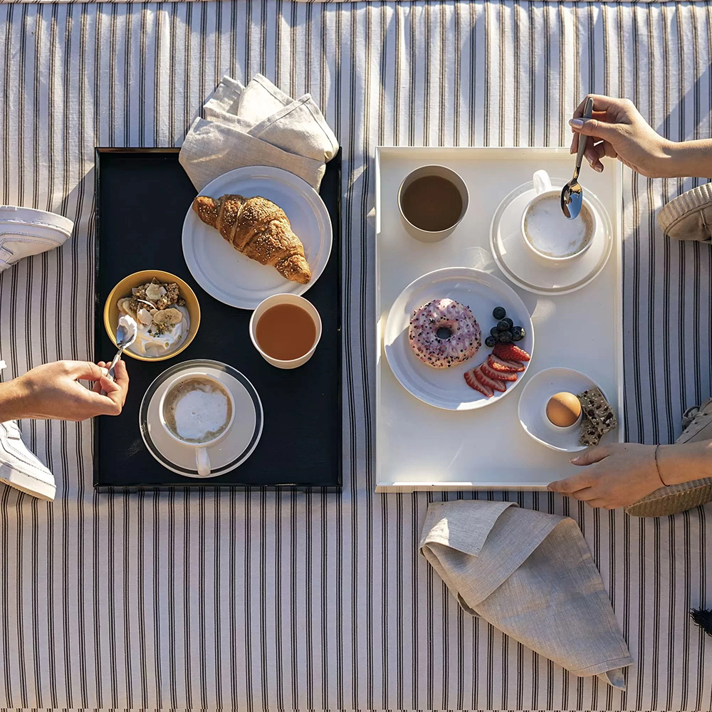 Large Essence L Tray - Matt Black