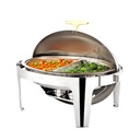 S/S Roll Top Chaffing Dish Divider