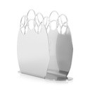 Mirror Stainless Steel Napkin Holder 14x14cm