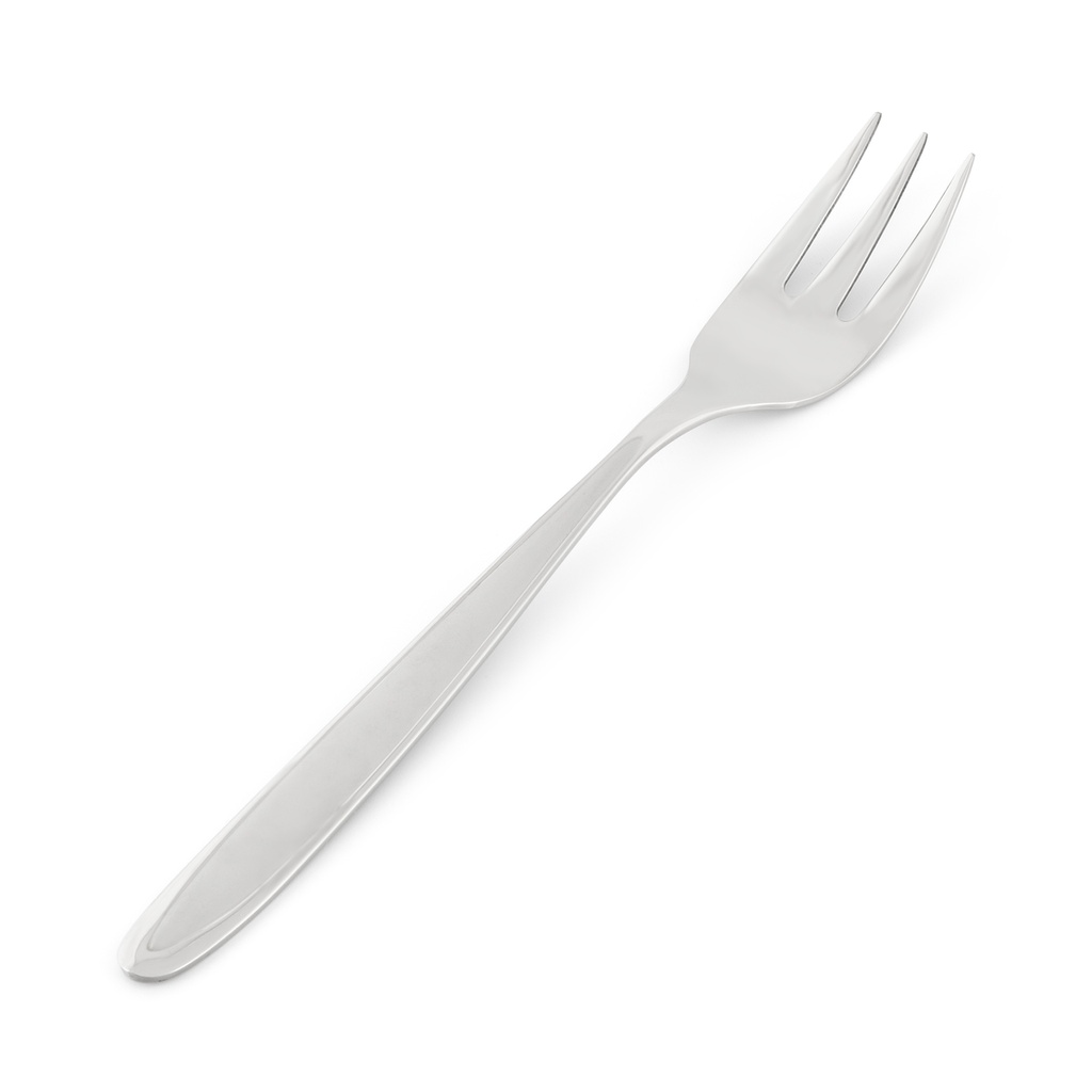 Athena Serving Fork - Matte Silver